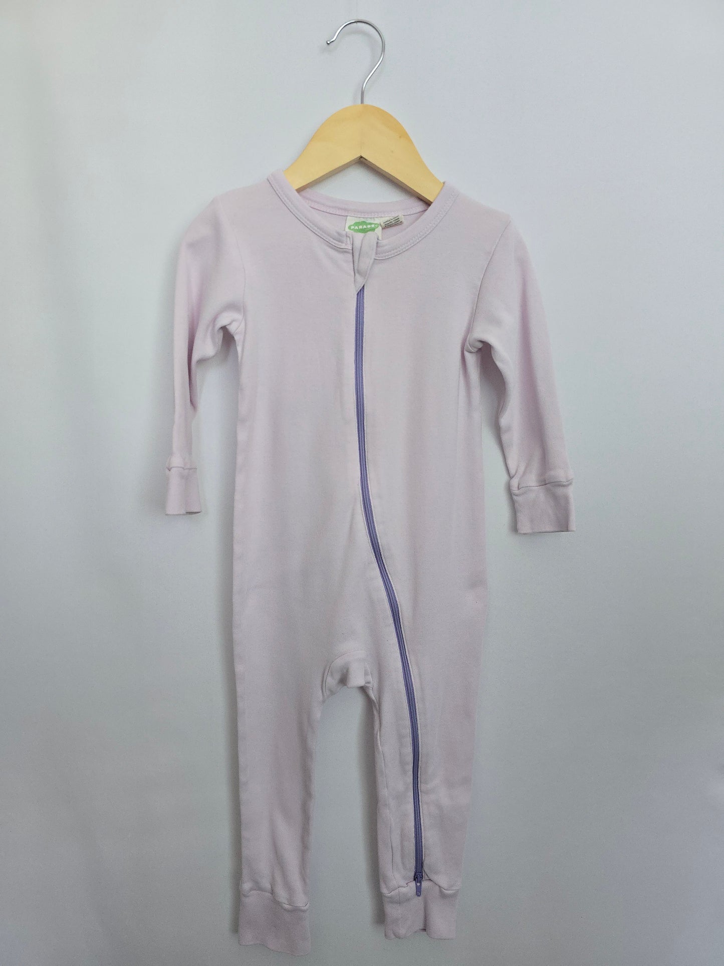 Parade Lilac Zip Romper *flaw* • 18-24 months