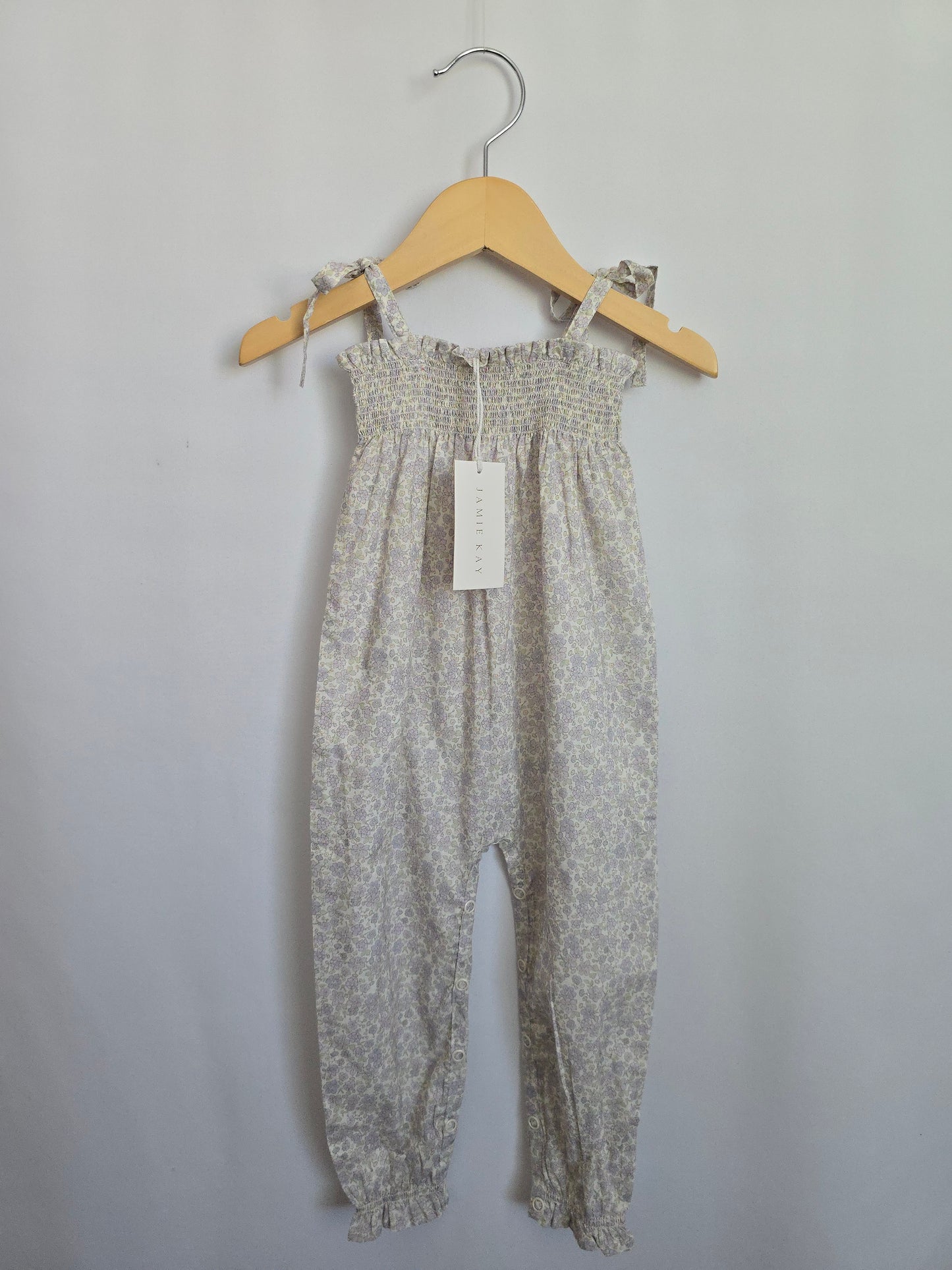 NEW Jamie Kay Floral Spaghetti Romper • 6-12 months