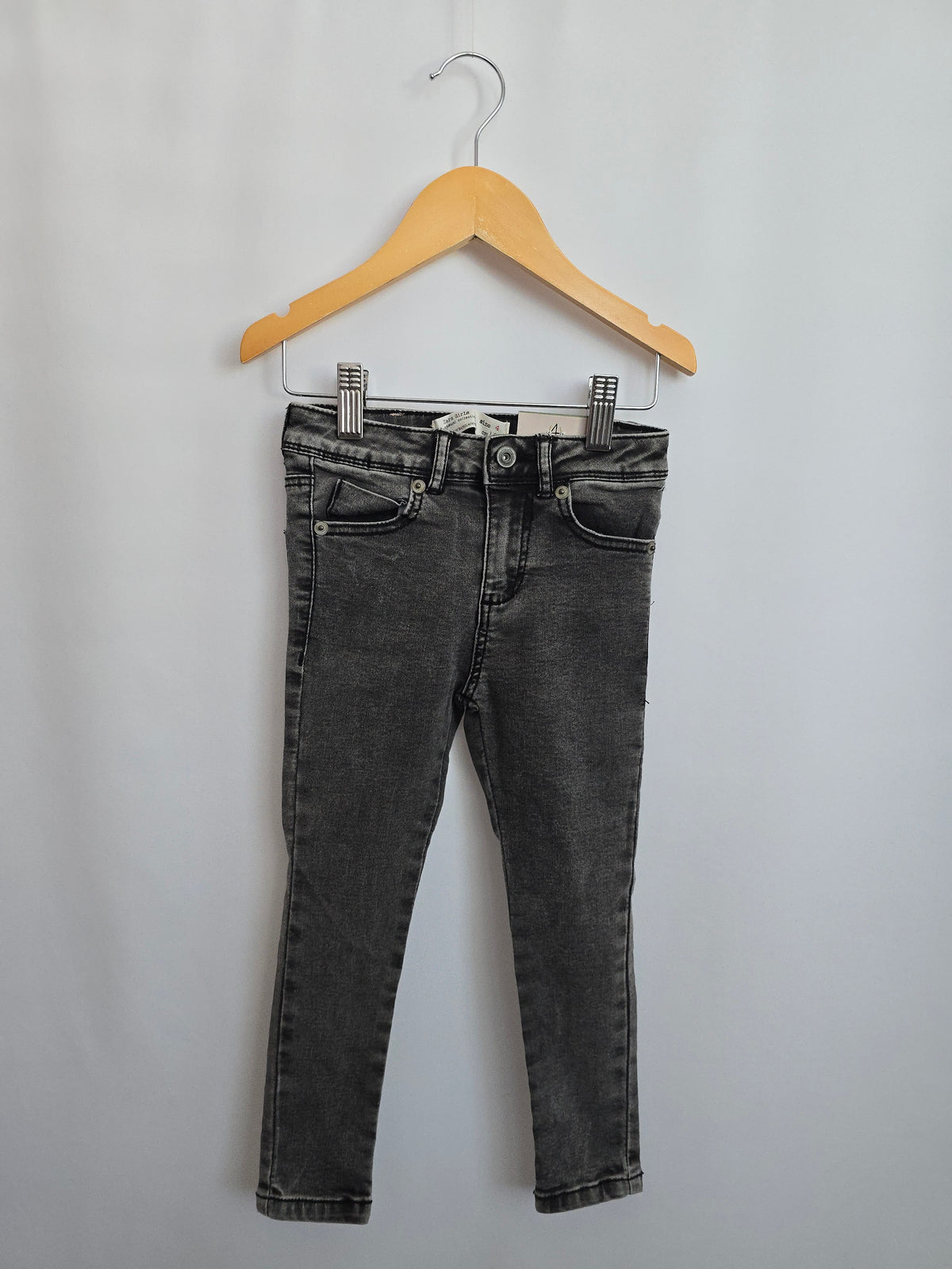 NEW Zara Girls Skinny Black Wash Denim • 4 years