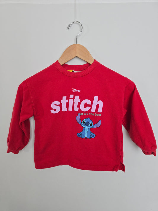 Zara Stitch Graphic Long Sleeve • 5 years