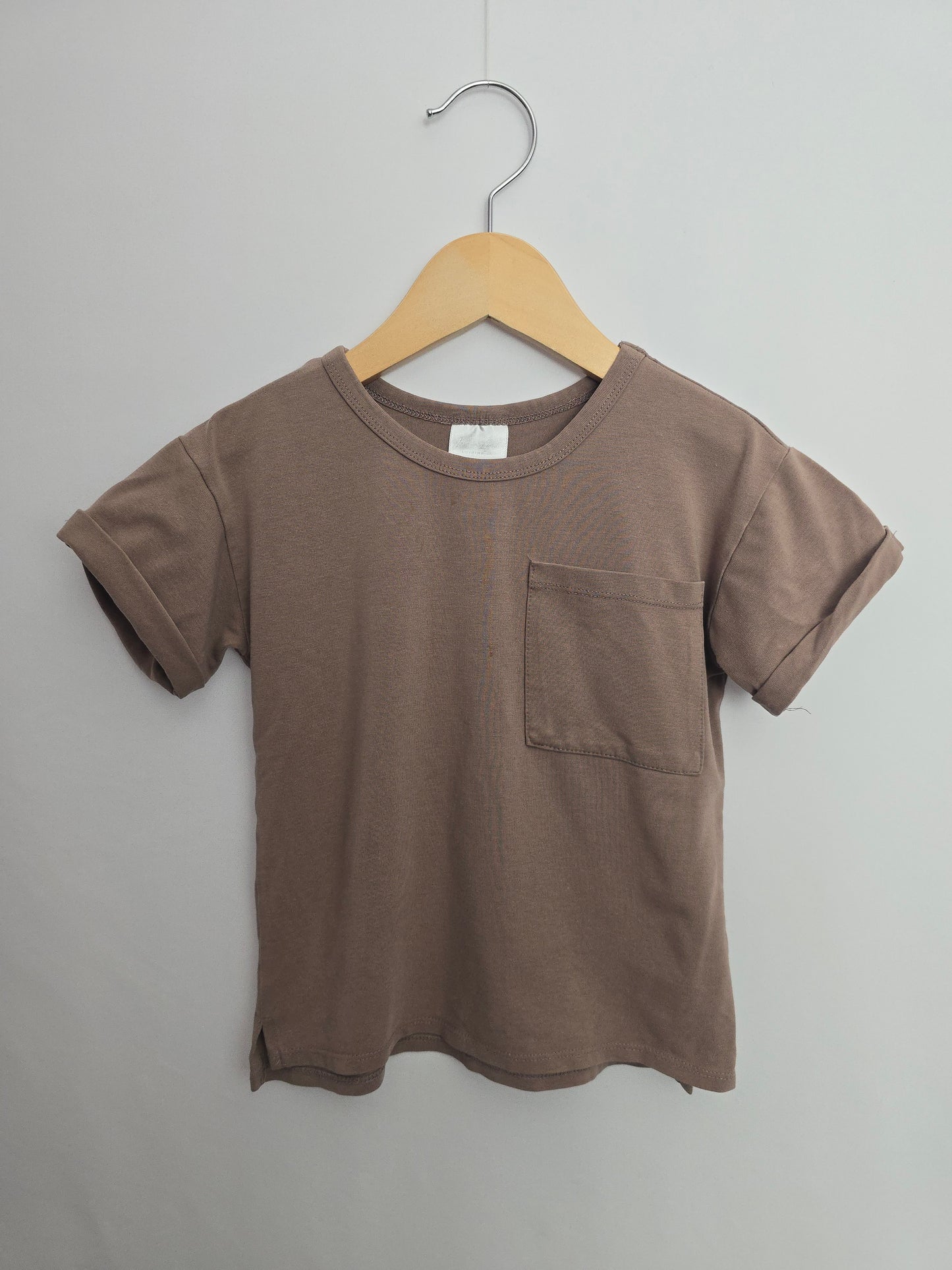 PLAY Jax & Lennon Latte Boxy Tee  • 18-24 months