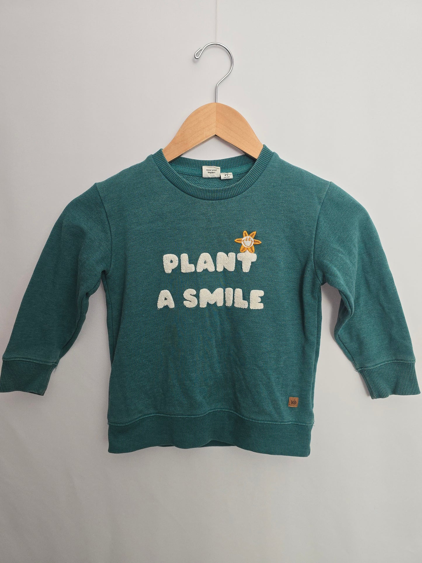 TenTree Plant A Smile Crewneck • 4 years