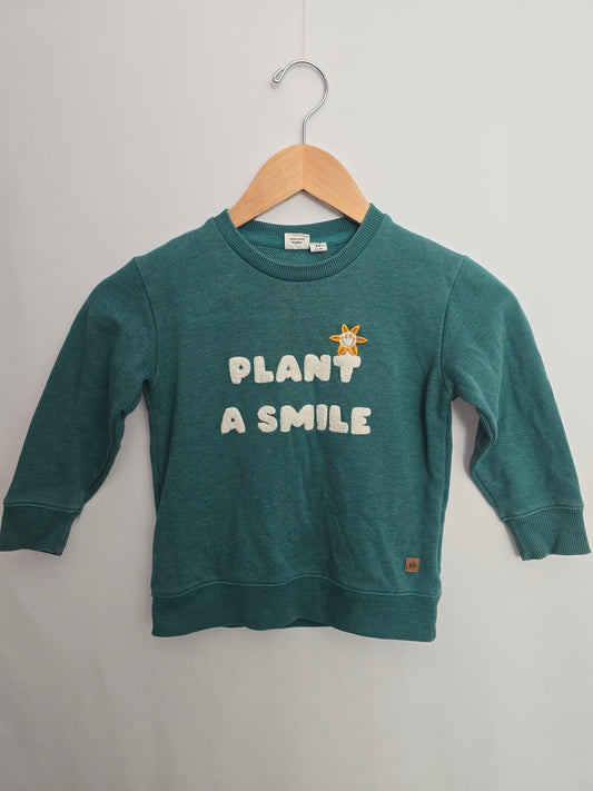 TenTree Plant A Smile Crewneck • 4 years