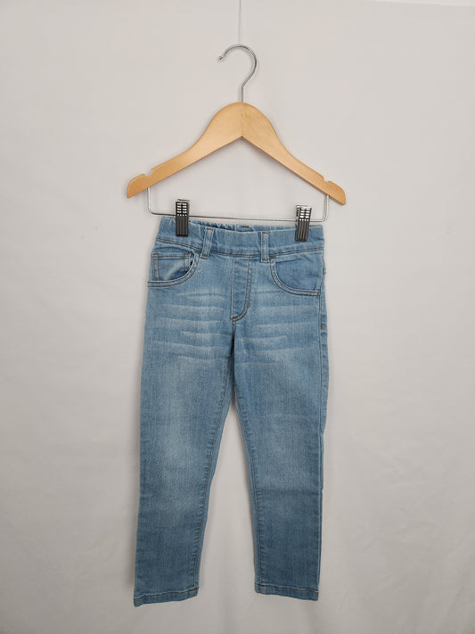 Jax & Lennon Light Wash Denim • 3-4 years