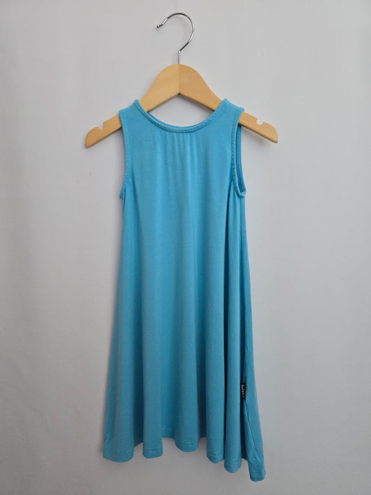 Belan J Aqua Tank Dress • 4-5 years