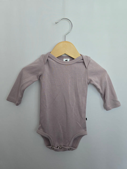 Little & Lively Mauve Long Sleeve Bodysuit • 0-6 months