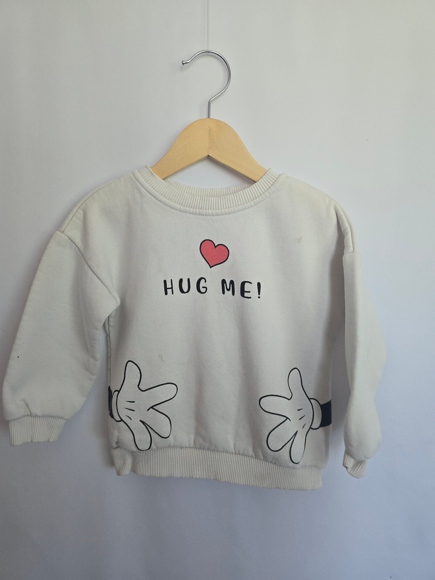 PLAY Zara Minnie Hug Me Crewneck • 1-2 years