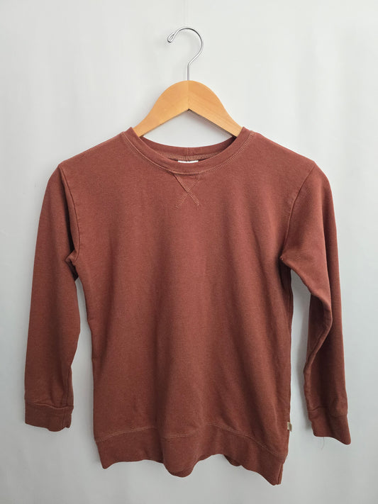 Jax & Lennon Redwood Relaxed Terry Crewneck • Youth Large 10-11 years