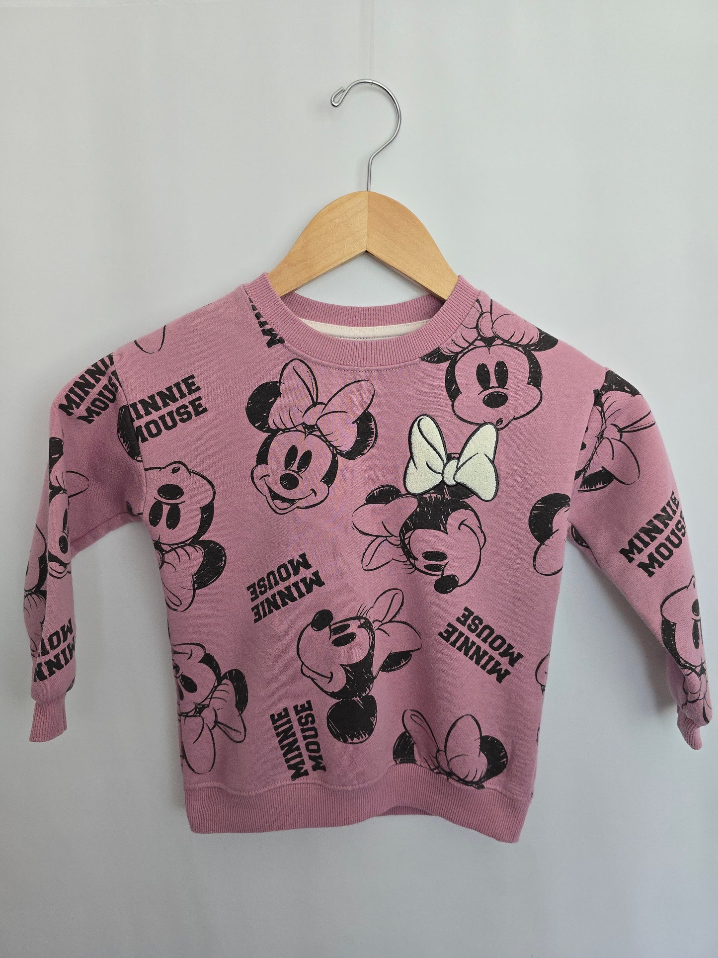 Minnie Mouse Pink Crewneck • 4 years
