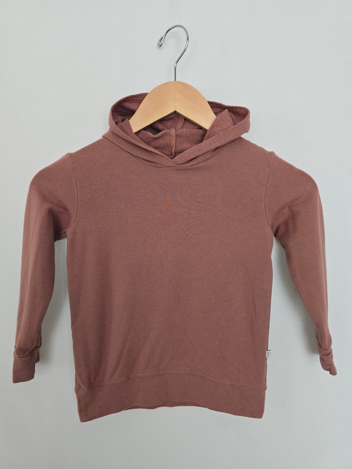 Tiny Button Apparel Dusty Mauve Hoodie • 3-4 years