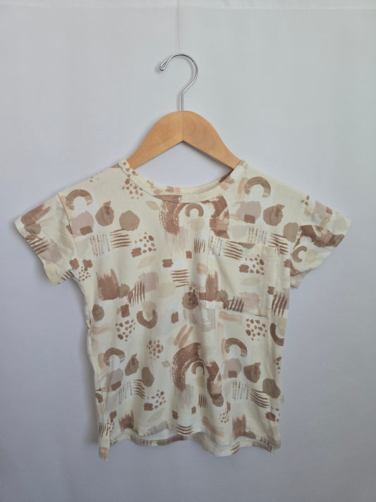 Jax & Lennon Abstract Shapes Boxy Tee • 3-4 years