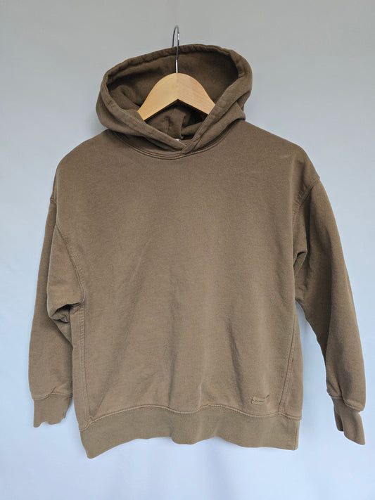 Zara Brown Hoodie *stain* • 9-10 years