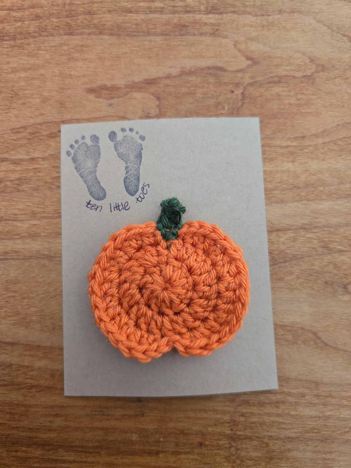 Large Pumpkin Spice Pumpkin Hairclip