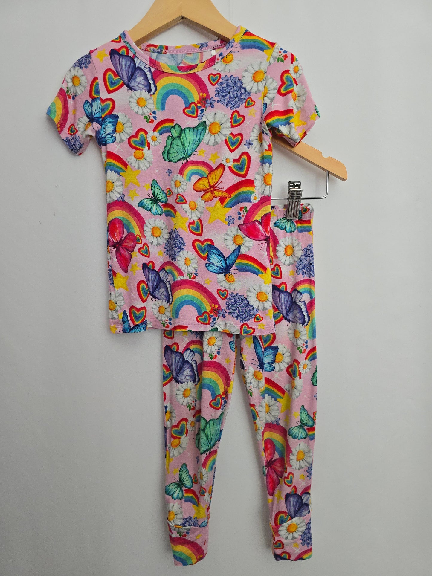 Posh Peanut Pink Over The Rainbow Pajama Set • 3 years