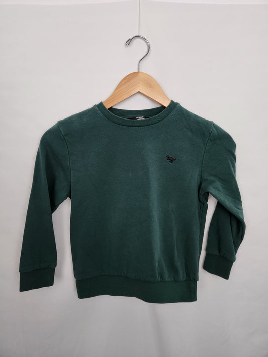 Next Evergreen Dino Crewneck • 5-6 years
