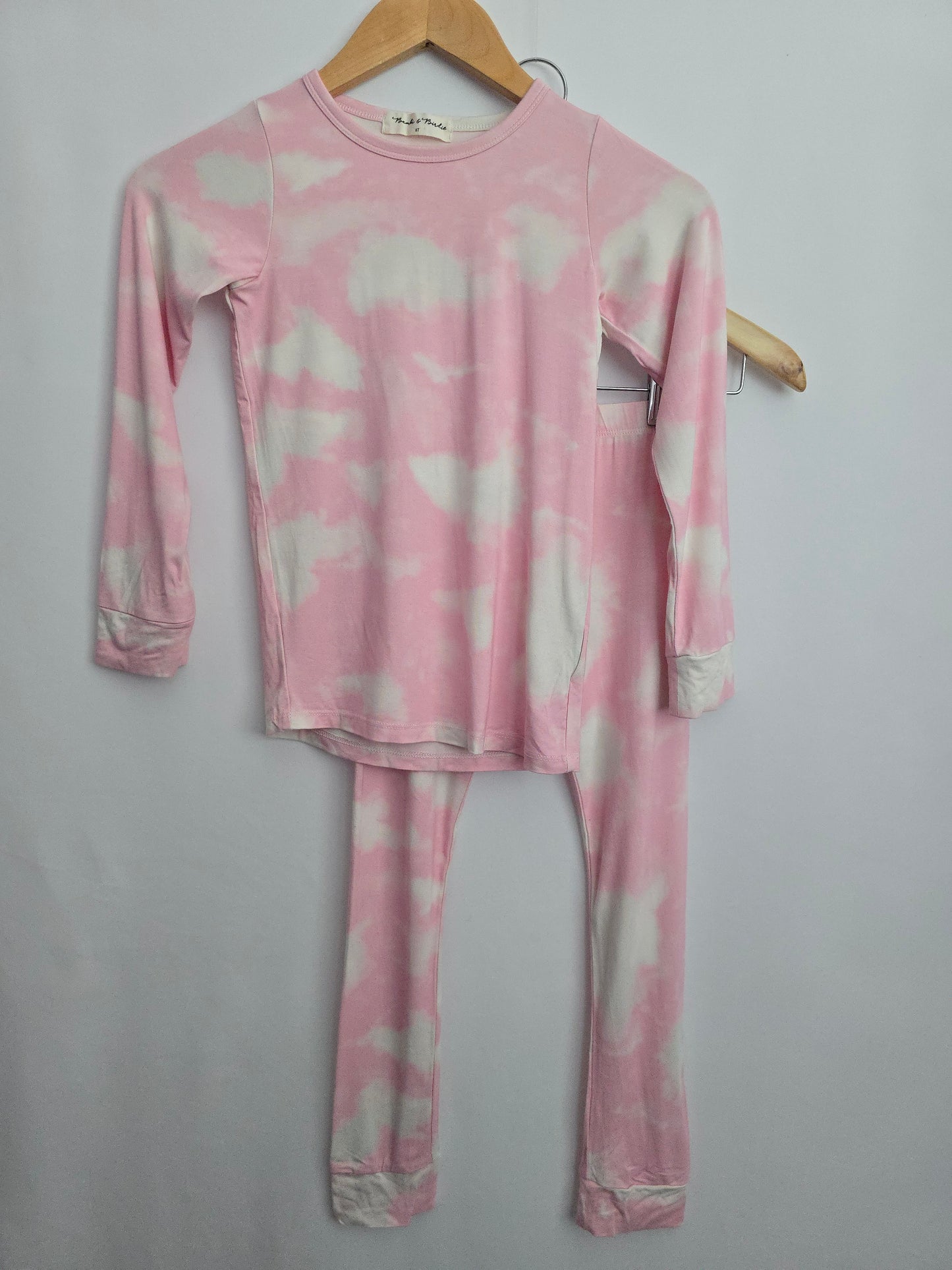 Bambi & Birdie Pink Clouds Pajama Set • 6 years