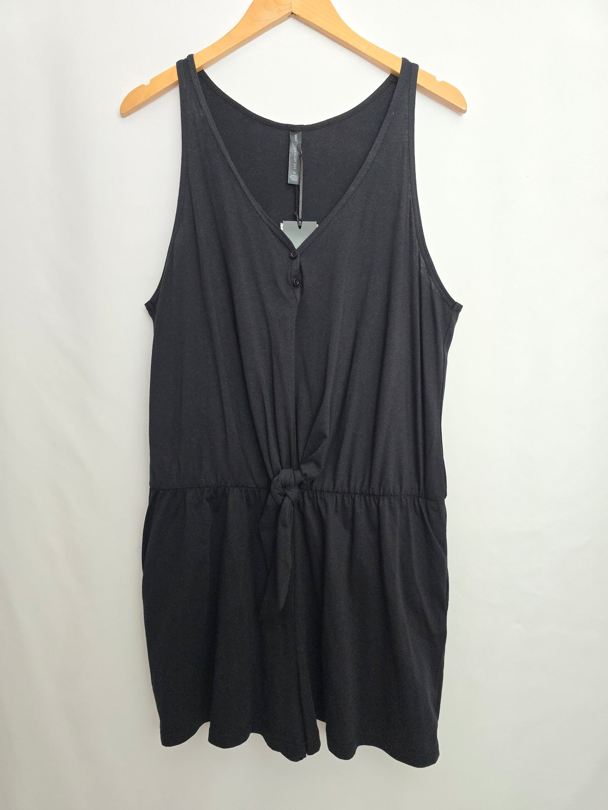 NEW Smash & Tess x Hilary Duff Black Shortie Lauren Romper • X-Large