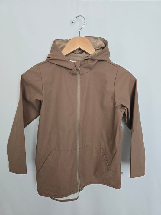 Jax & Lennon Latte Raincoat • Youth Medium 8-9 years