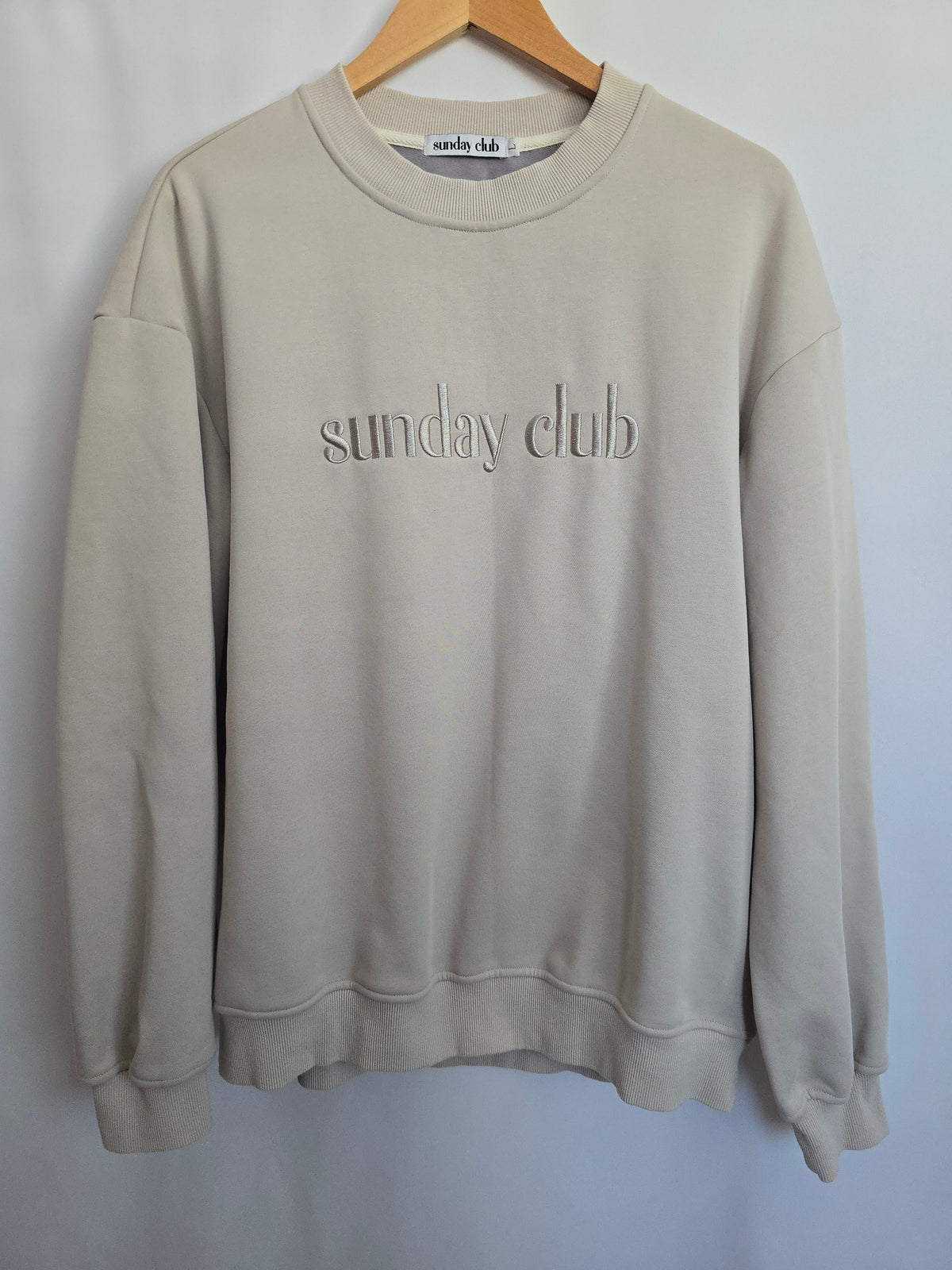 Sunday Club Fleece Lined Crewneck • Large