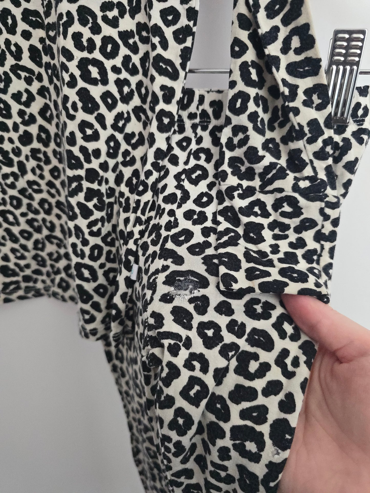 PLAY Posh Peanut Black Leopard Pajama Set • 3 years