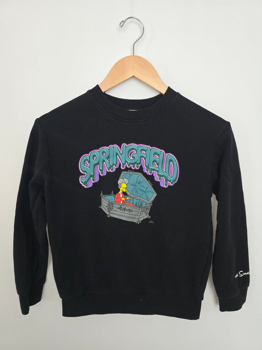 H&M Simpsons Springfield Crew • 8-10 years