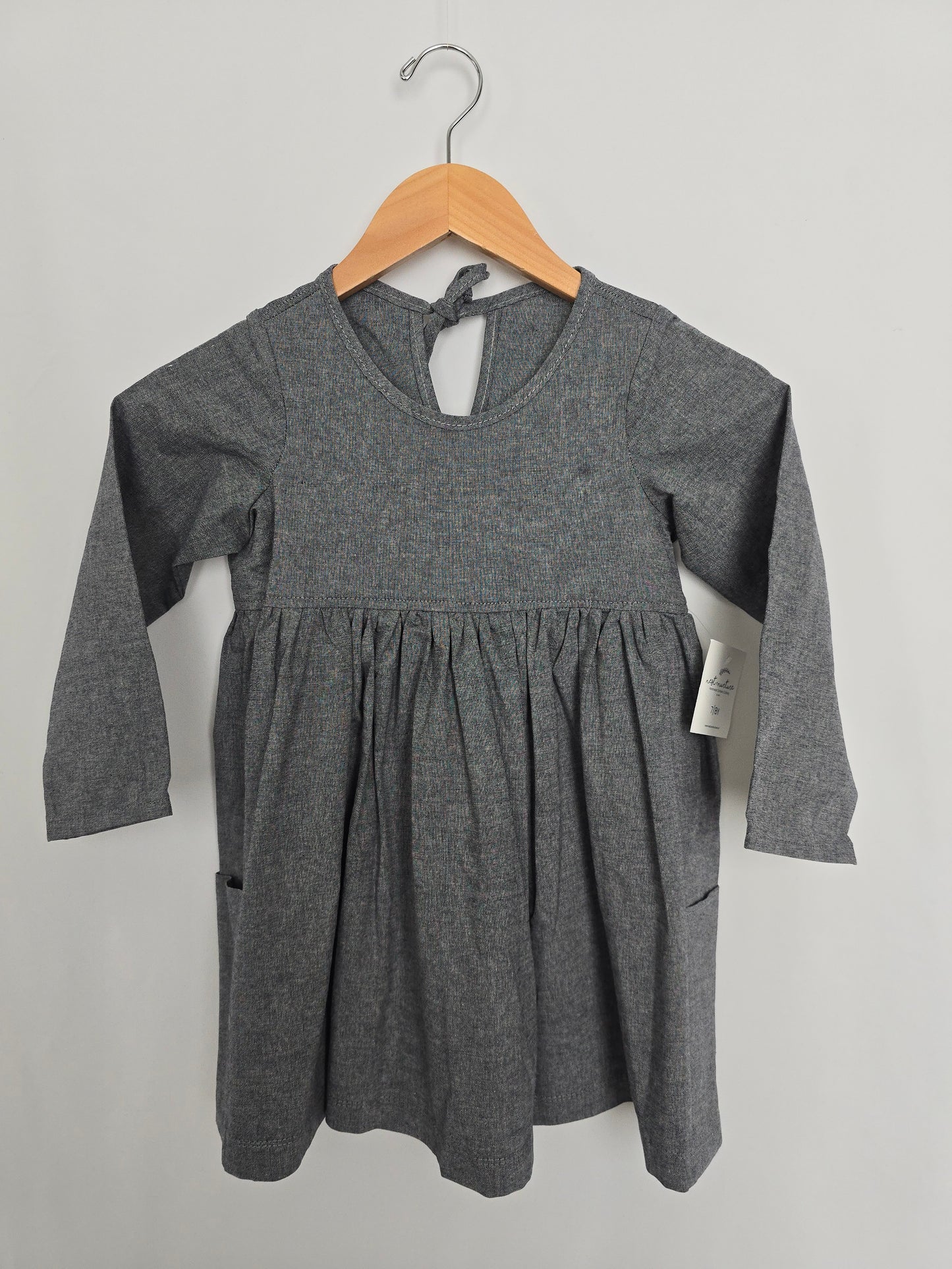 NEW Nest & Nurture Grey Tunic Dress • 7-8 years