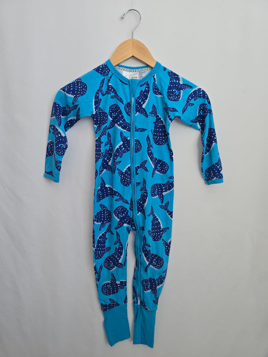 Bonds Whale Shark Wondersuit • 3 years