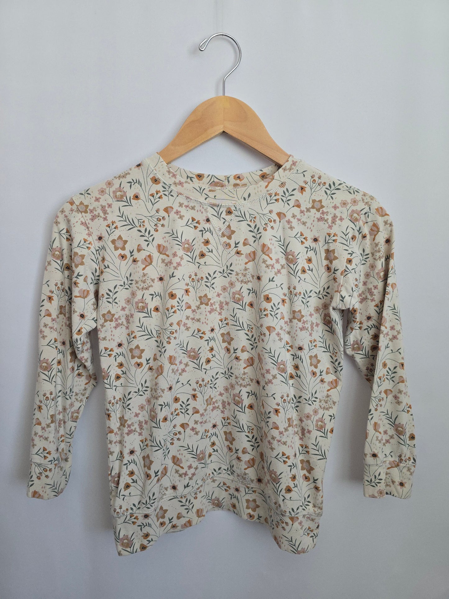 Jax & Lennon Spring Floral Crewneck • Youth Small 6-7 years