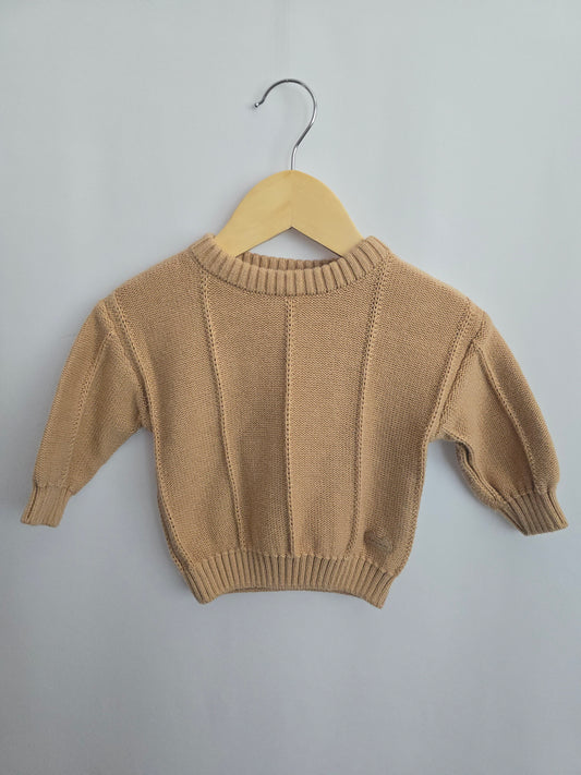 Souris Mini Camel Knit Sweater • 6-9 months