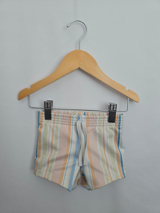 Imagine Perry Stripe Swim Trunks • 2 years