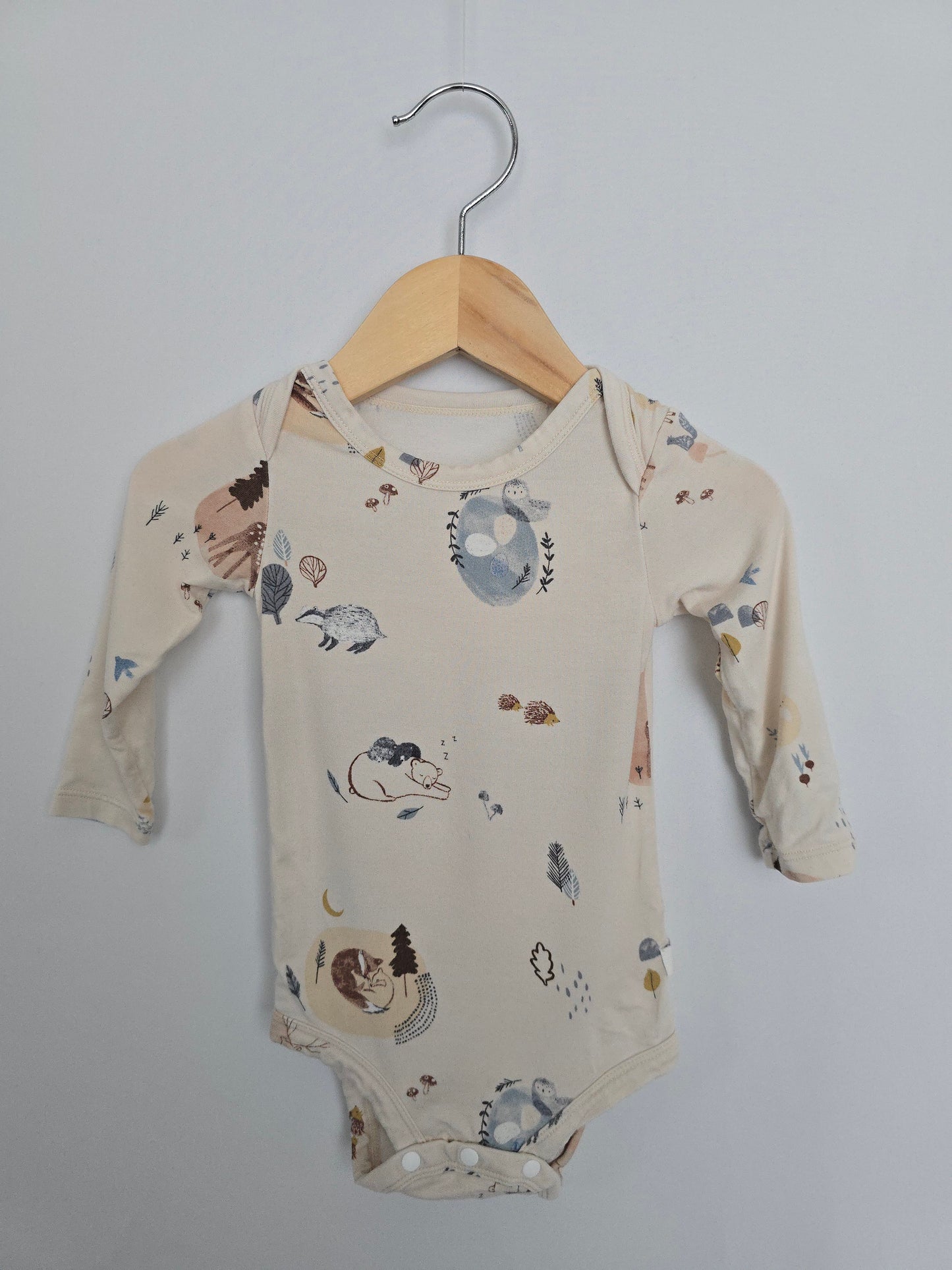 Loulou Lollipop Woodland Tencel Bodysuit • 0-3 months