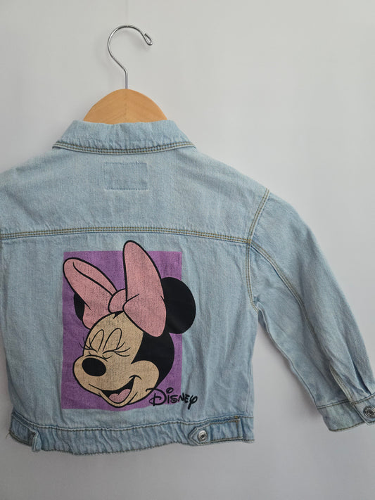 Zara Minnie Denim Jacket • 4-5 years