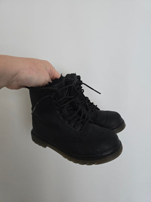 Doc Martens Black Lace Up Boots  • 10C