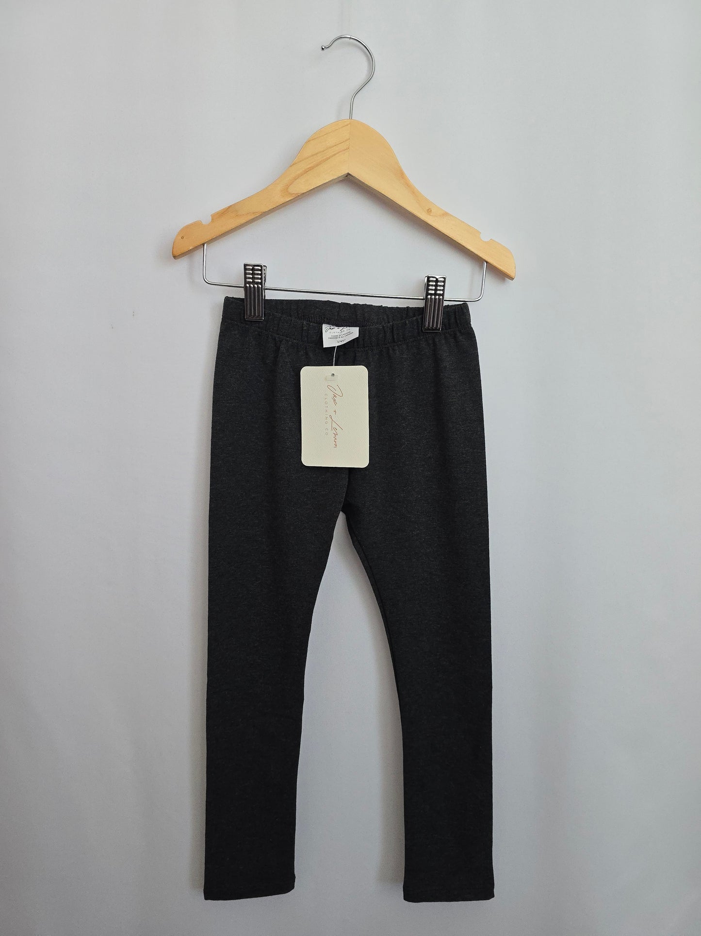 NEW Jax & Lennon Charcoal Leggings • 3-4 years