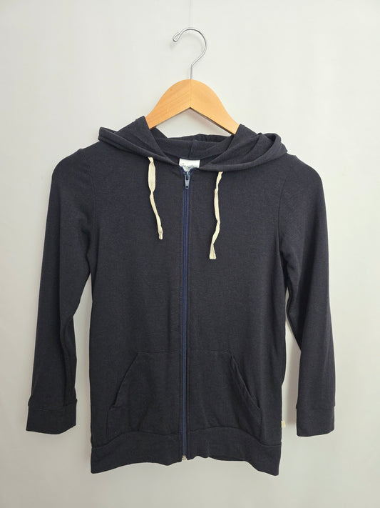 Jax & Lennon Navy Zip Hoodie • Youth Medium 8-9 years