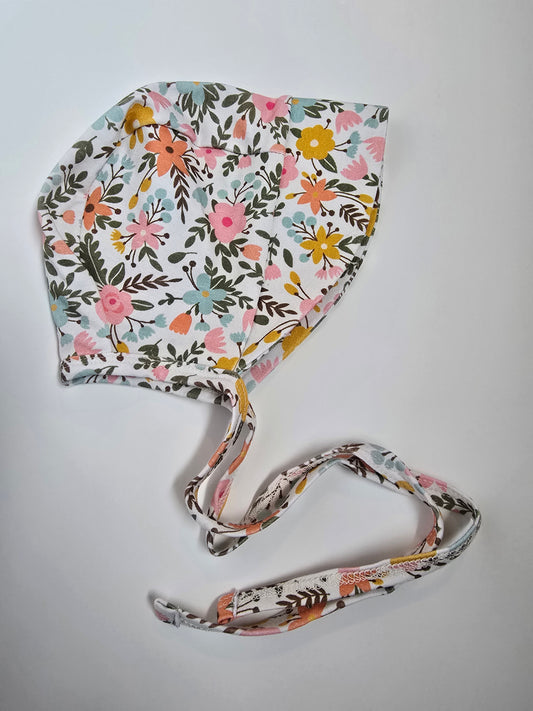 Little & Lively Floral Brimmed Bonnet • 6-18 months