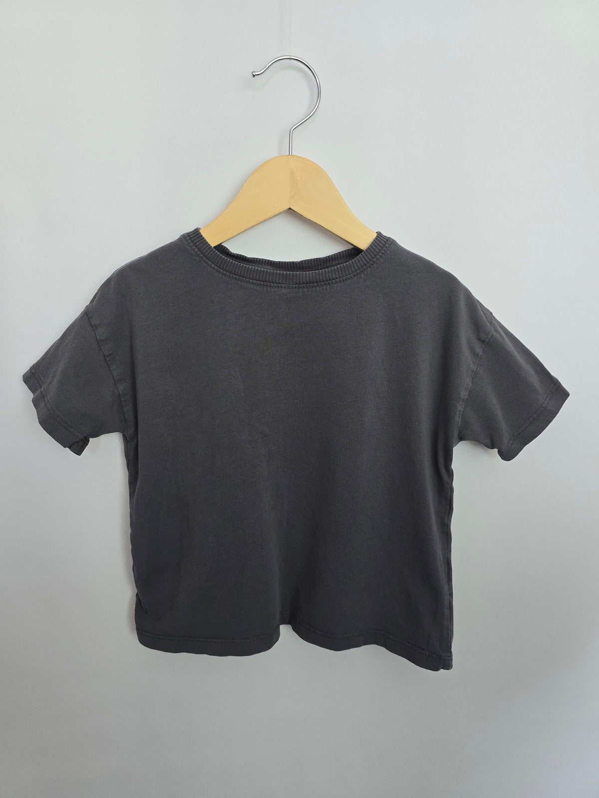 PLAY Zara Grey Boxy Tee • 3-4 years