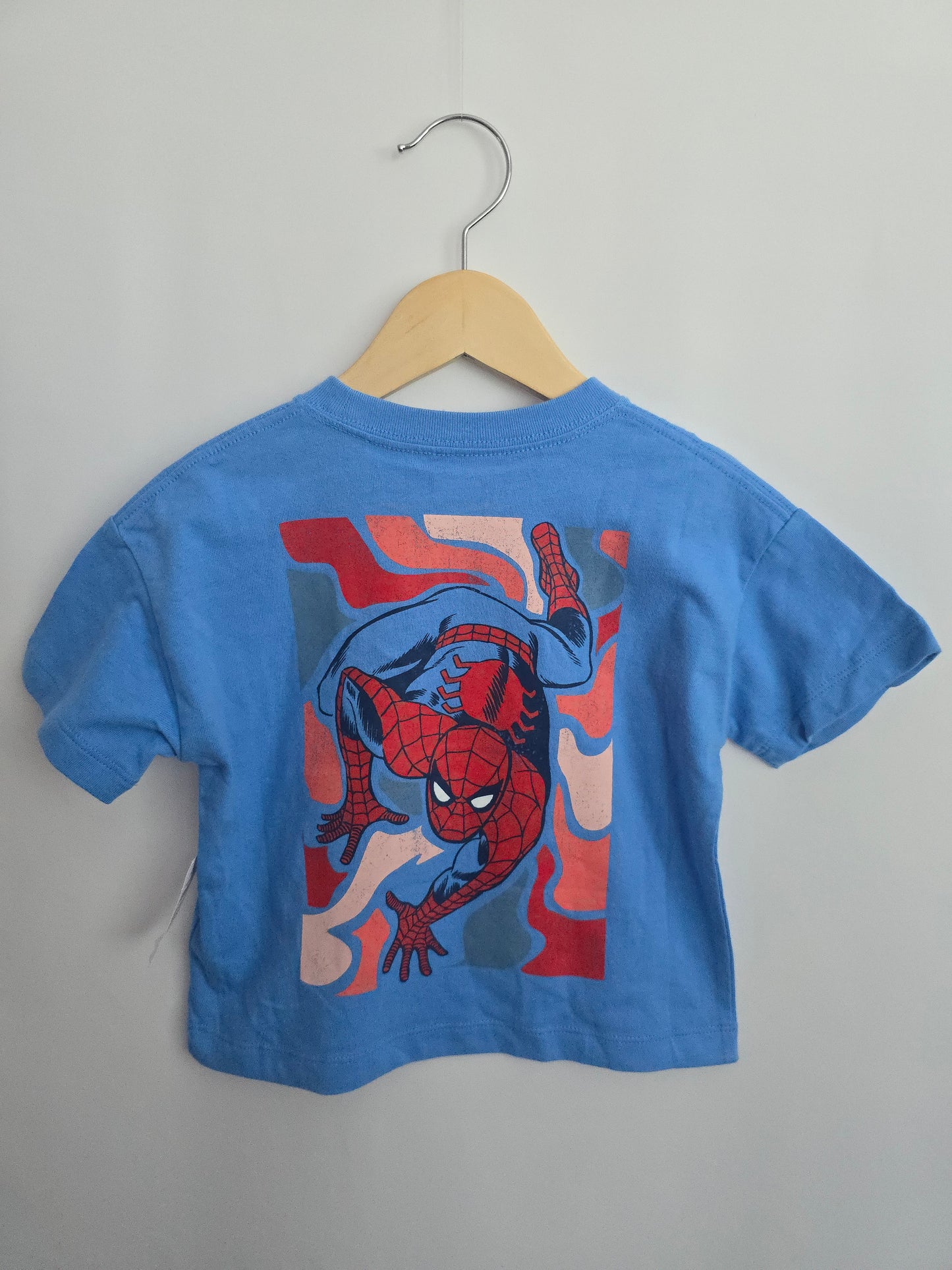 NEW Gap Marvel Blue Spiderman Tee • 18-24 months