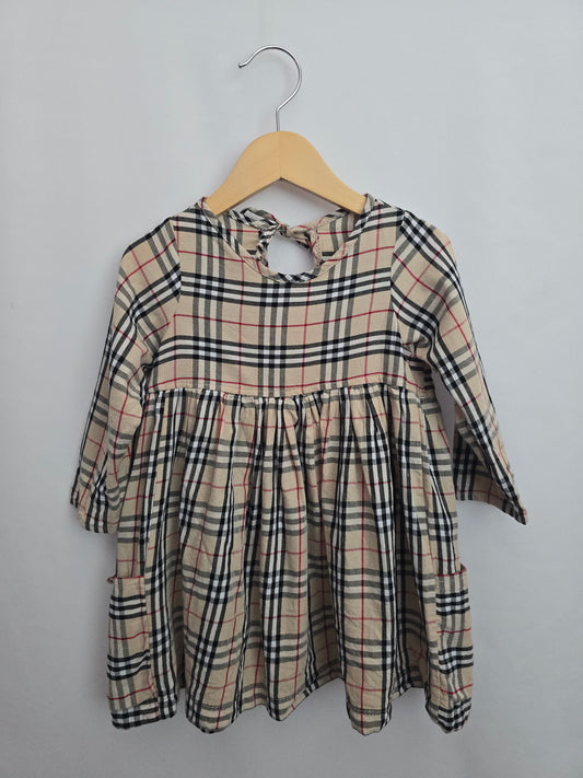Nest & Nurture Nora Plaid Pocket Dress • 4 years