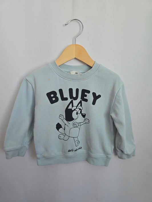 H&M Bluey Crewneck • 18-24 months