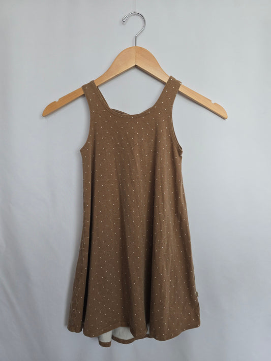 Jax & Lennon Dotty Crossback Dress • 5-6 years