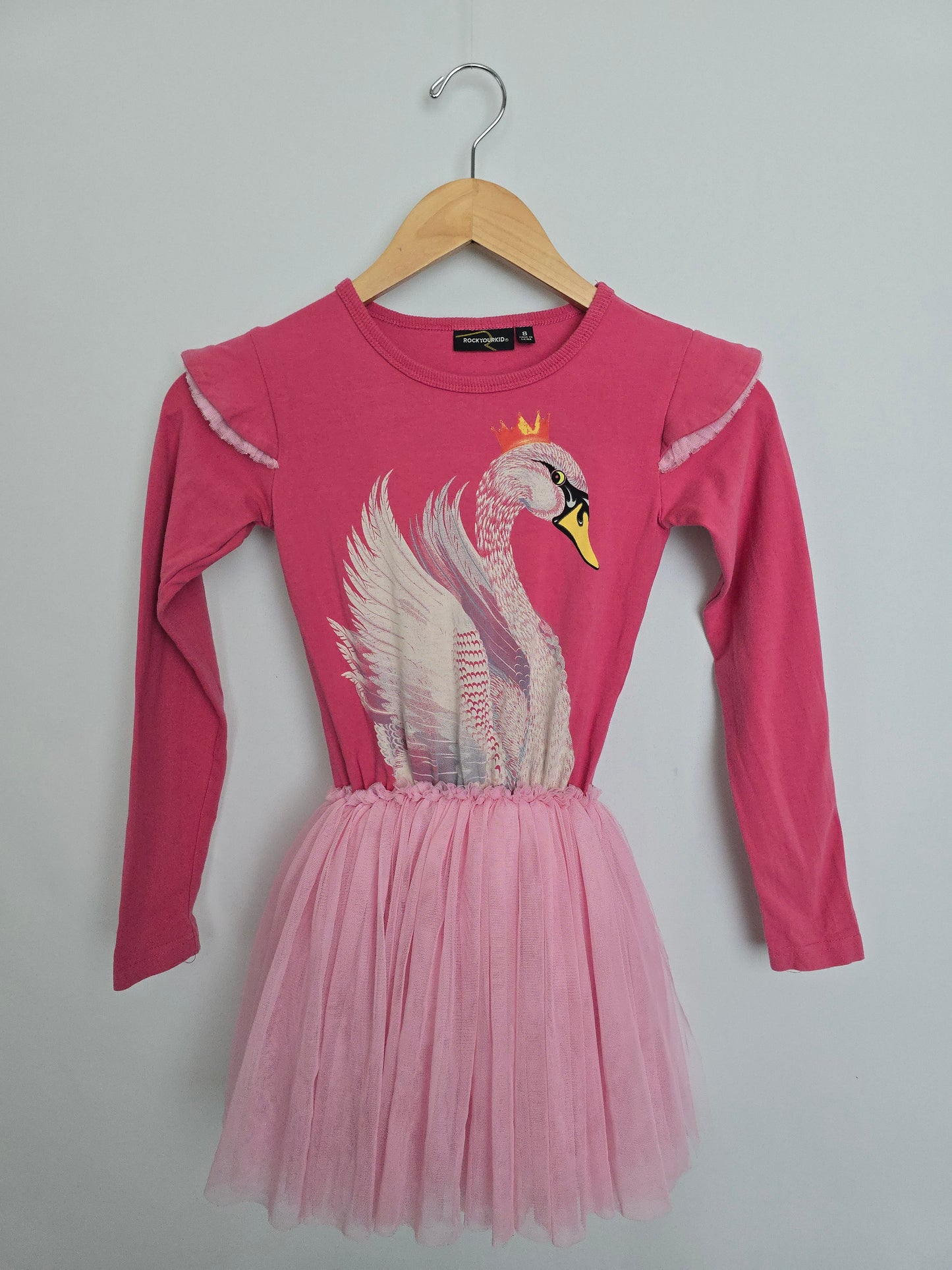Rock Your Kid Swan Ballerina Dress • 8 years