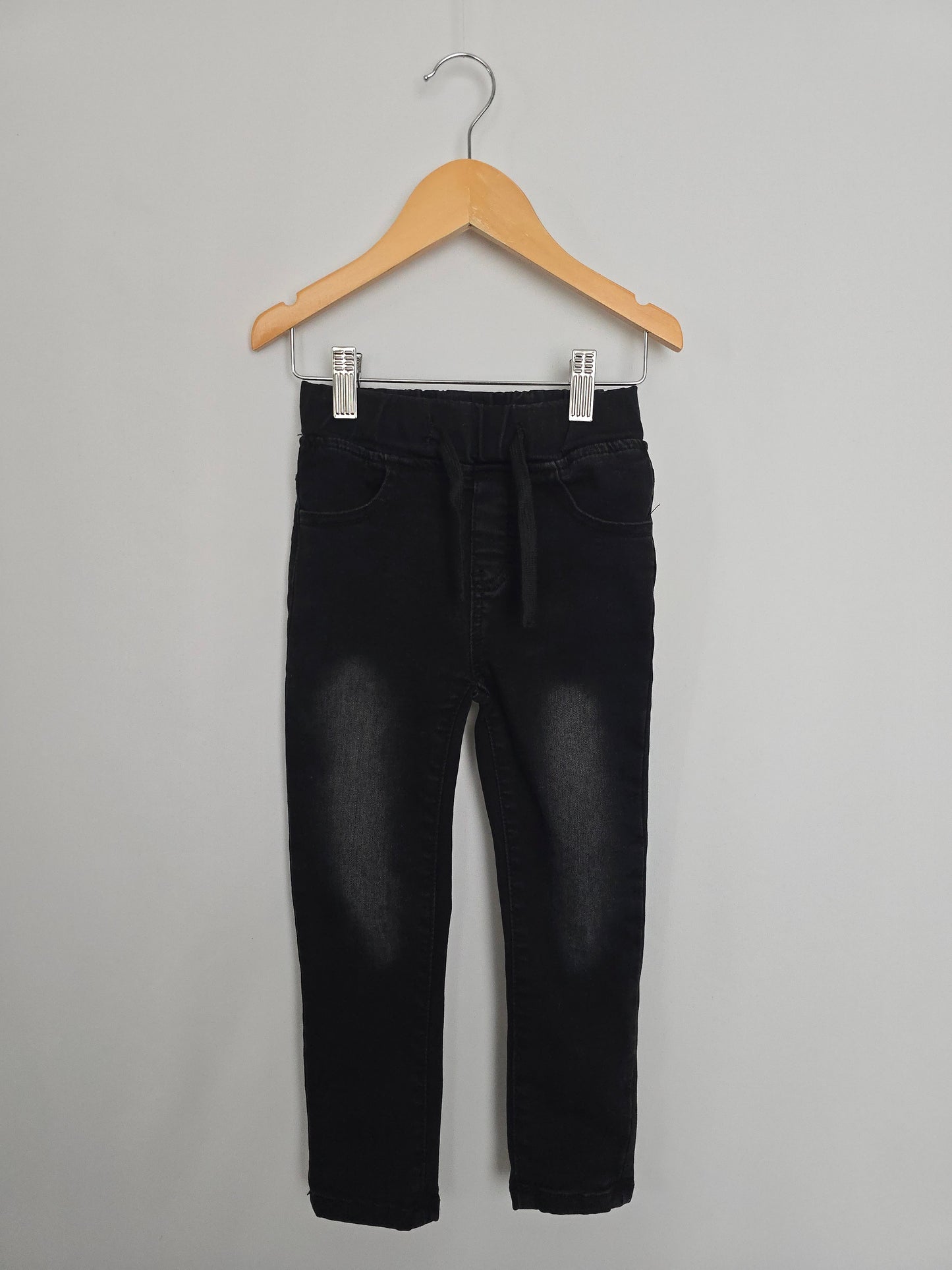 Little Bipsy Black Wash Skinny Jeans • 4-5 years