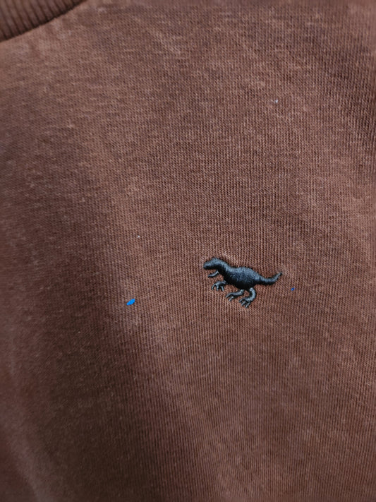 Next  Chestnut Dino Crewneck • 5-6 years
