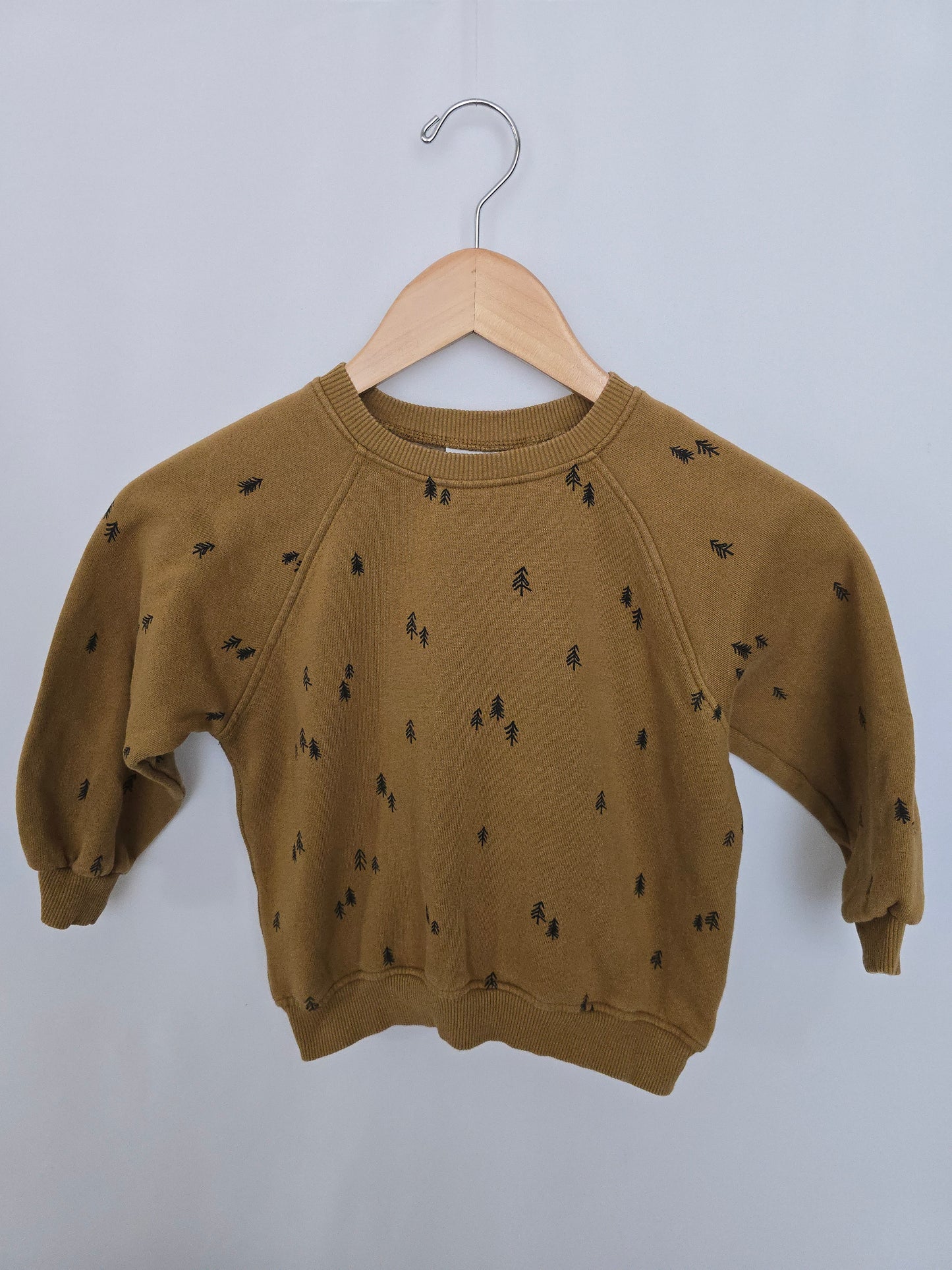 Zara Trees Relaxed Crew • 4-5 years