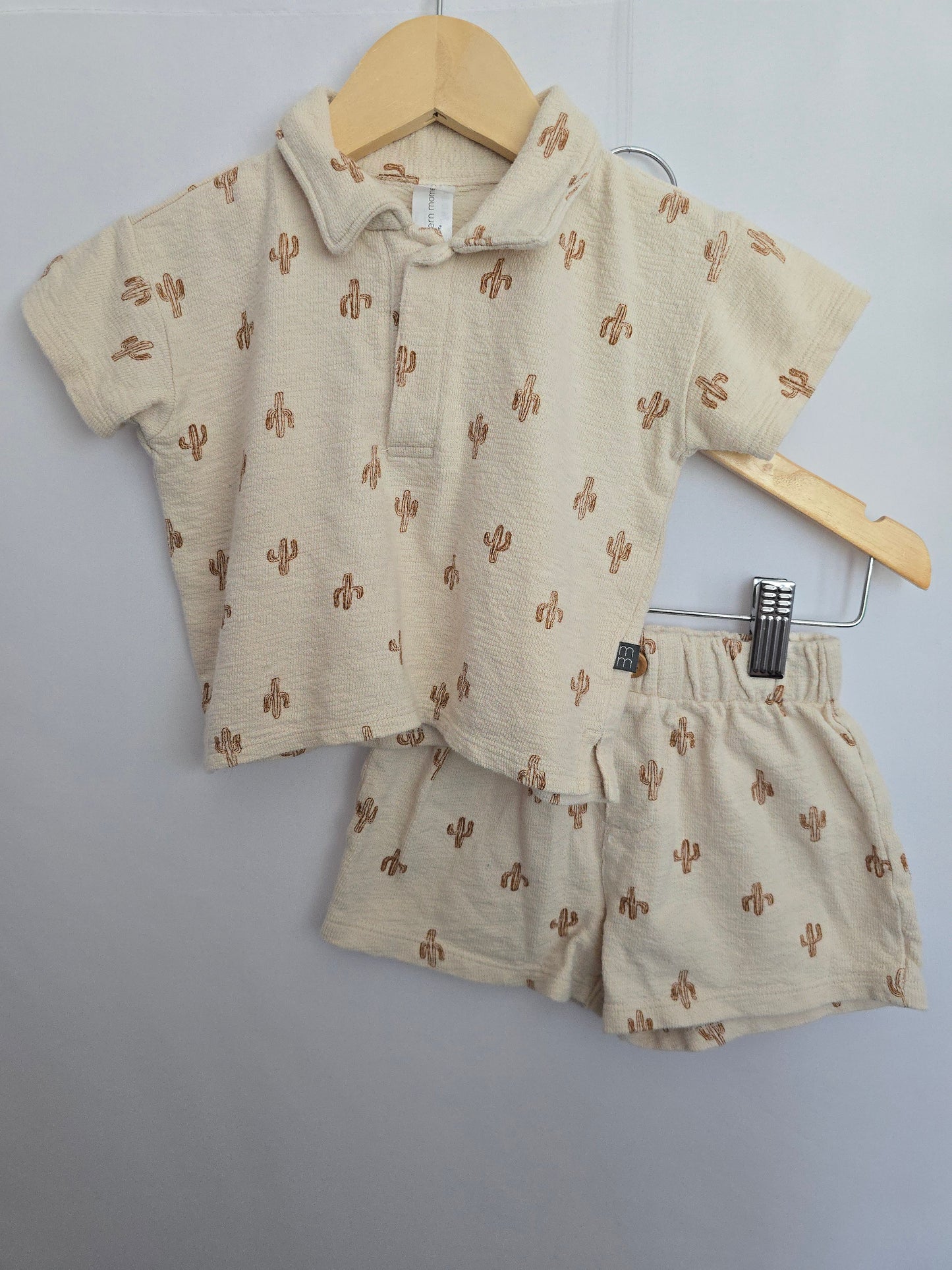 Modern Moments Cactus Tee & Shorts Set • 18 months