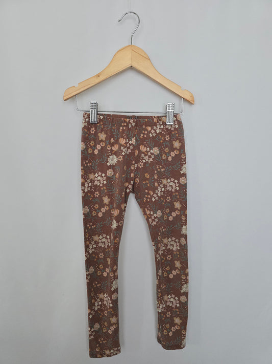 Jax & Lennon Autumn Floral Leggings • 18-24 months