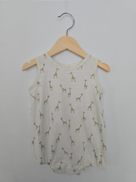 Rylee + Cru Giraffe Bubble Romper • 18-24 months