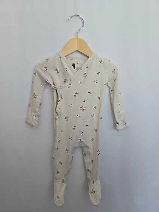 Rise Little Earthlings Layette Footie • 3-6 months