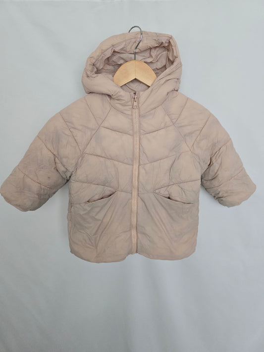 PLAYYY Zara Blush Puffer Coat • 3-4 years